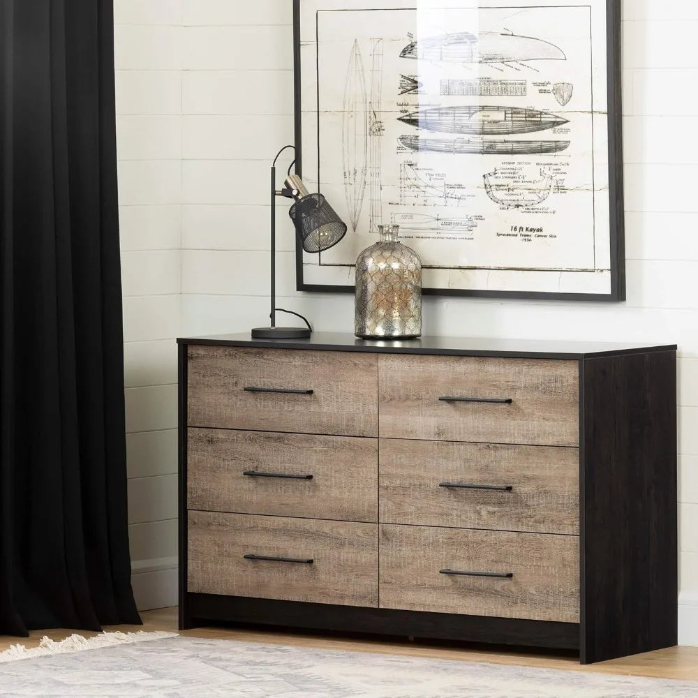 6-Drawer Double Dresser