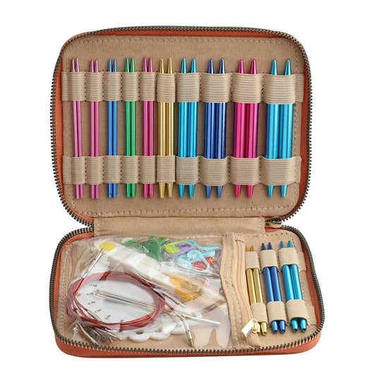 10/13 Pairs Aluminum Circular Knitting Needles and Accessories