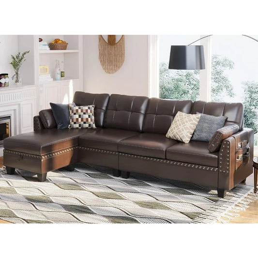 Ergonomically Designed 4 Seat Sofa Sectional