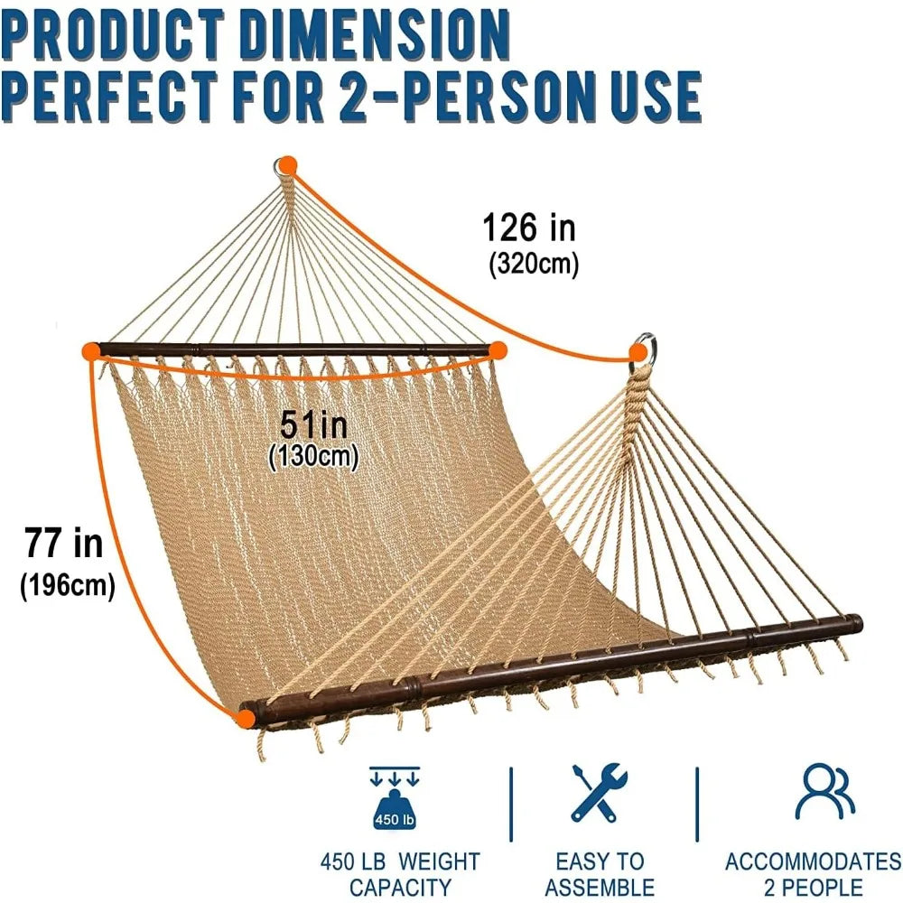 450 LBS Capacity Camping Hammock