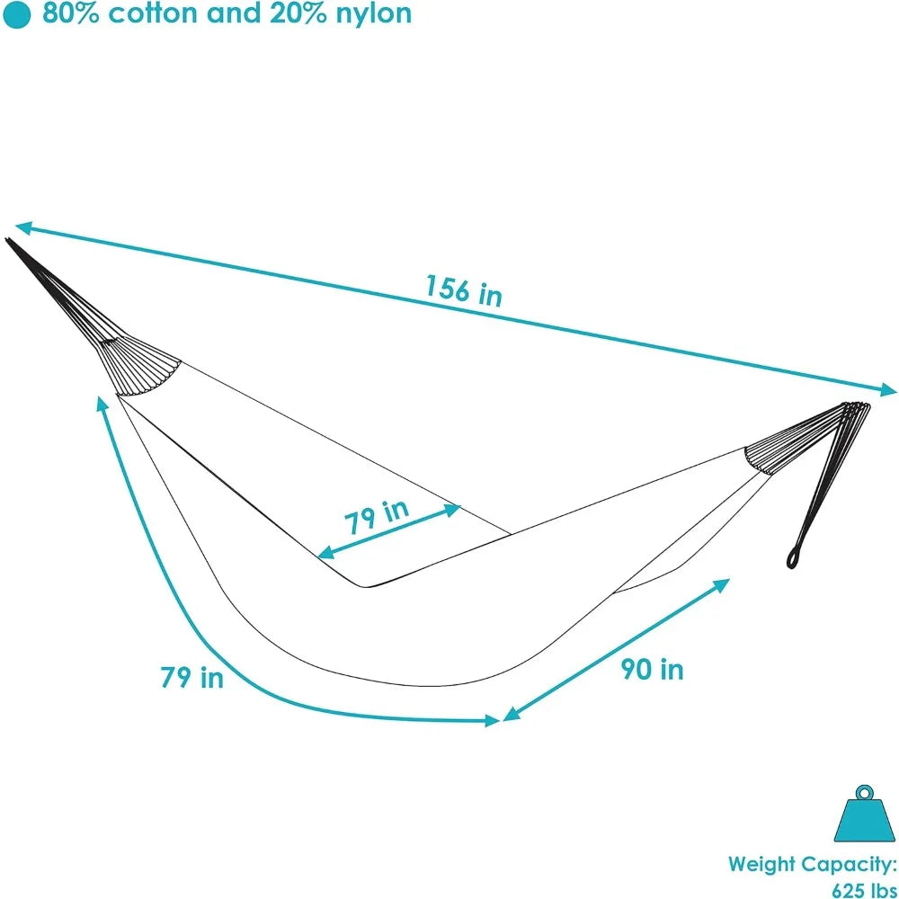 Hammock with Stand, 625 Lbs Capacity