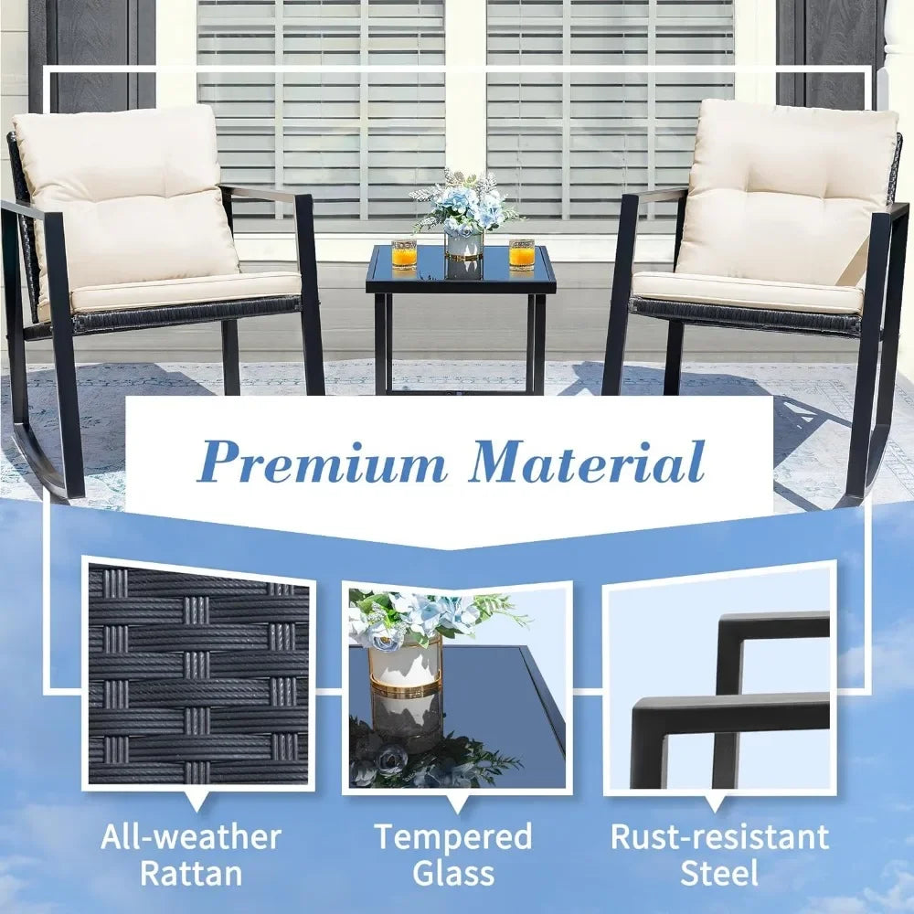 3 Piece Outdoor Patio Sets